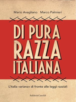 cover image of Di pura razza italiana